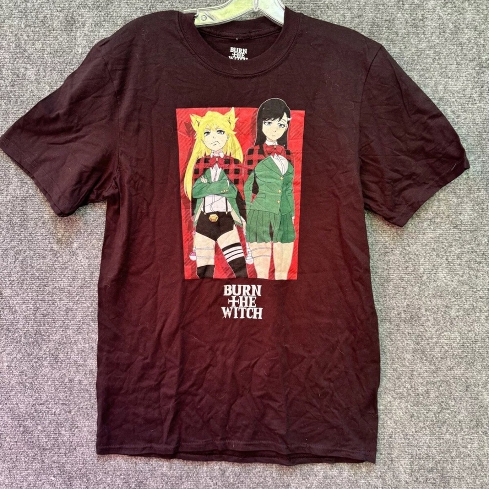 Burn The Witch Anime Adult Sz M Black Shirt Japanese Manga Cartoon
